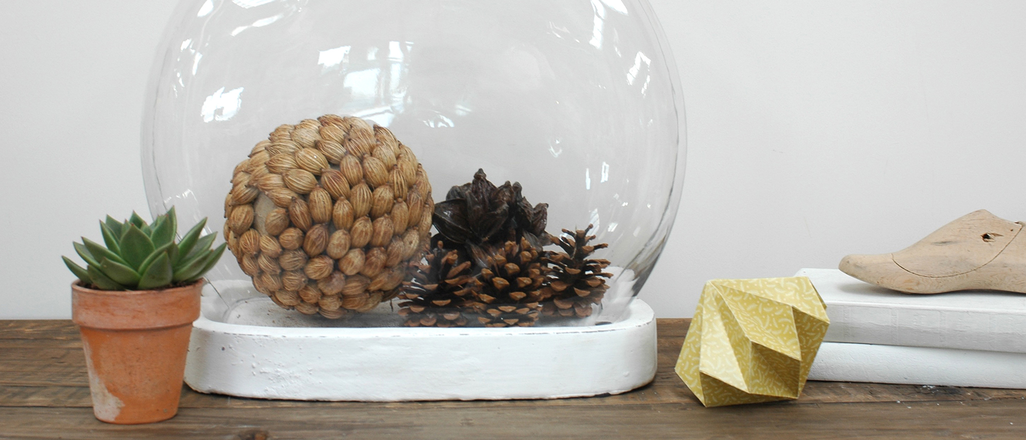 tips for styling your glass cloche