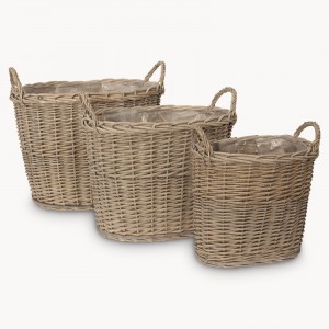 Willow baskets for modern rustic interior