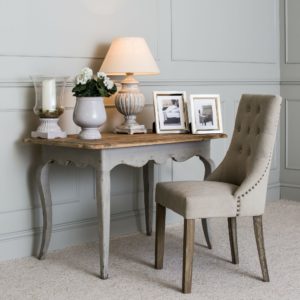 Hallway table with chair