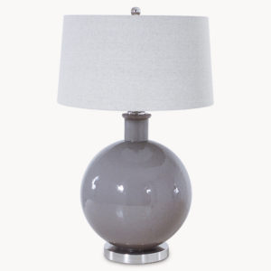 Grey table lamp
