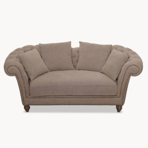 Two seater sofa in light beige